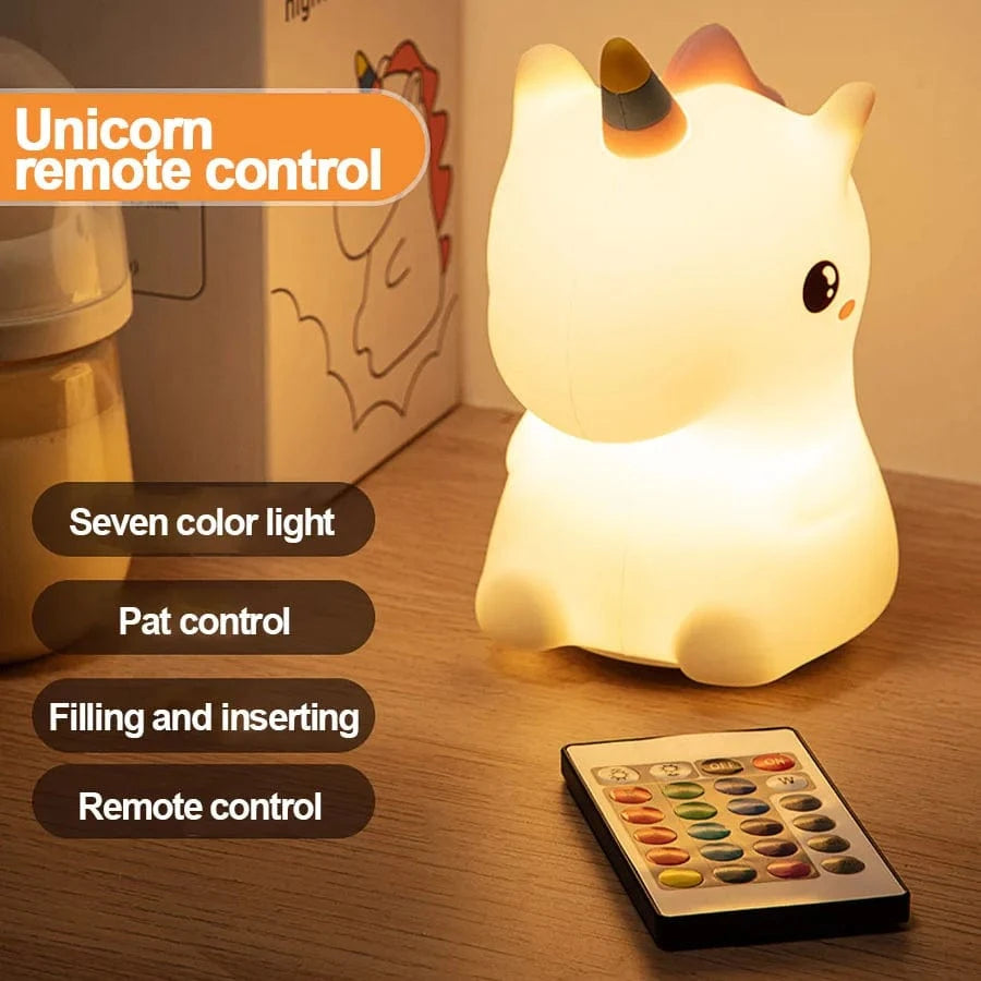 Veilleuse Licorne tactile