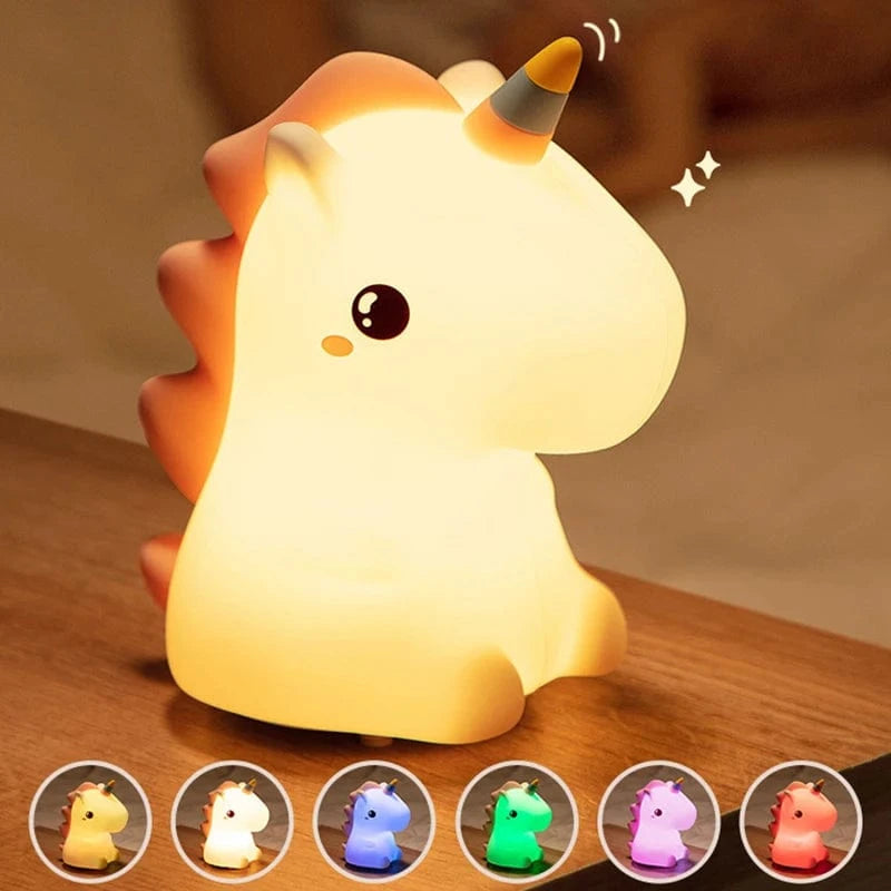 Veilleuse Licorne tactile