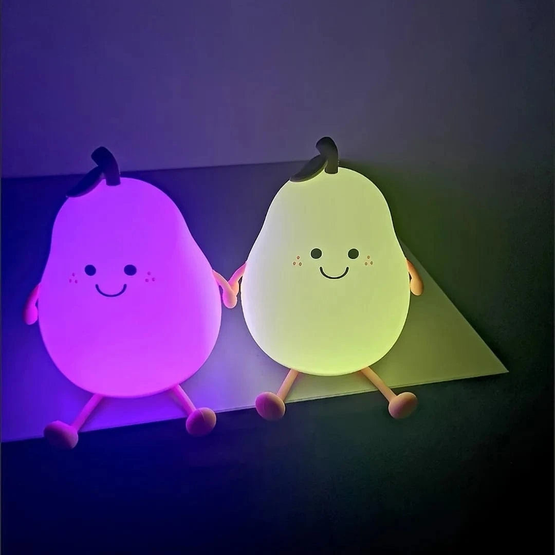 Veilleuse Poire Multicolore
