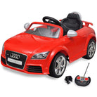 Voiture électrique enfant Audi TT RS blanche avec télécommande